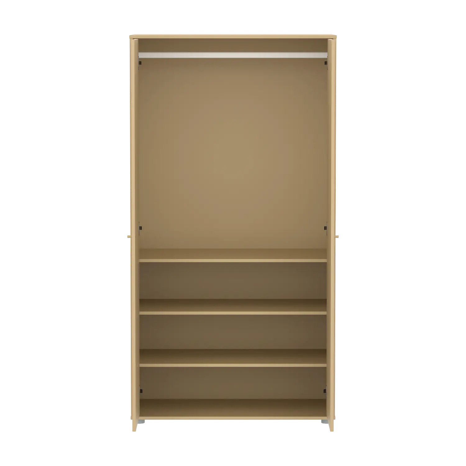 SAGA Wardrobe, 2 door, Sand with grooves WARDROBE _badge_bestseller flexa-com.myshopify.com