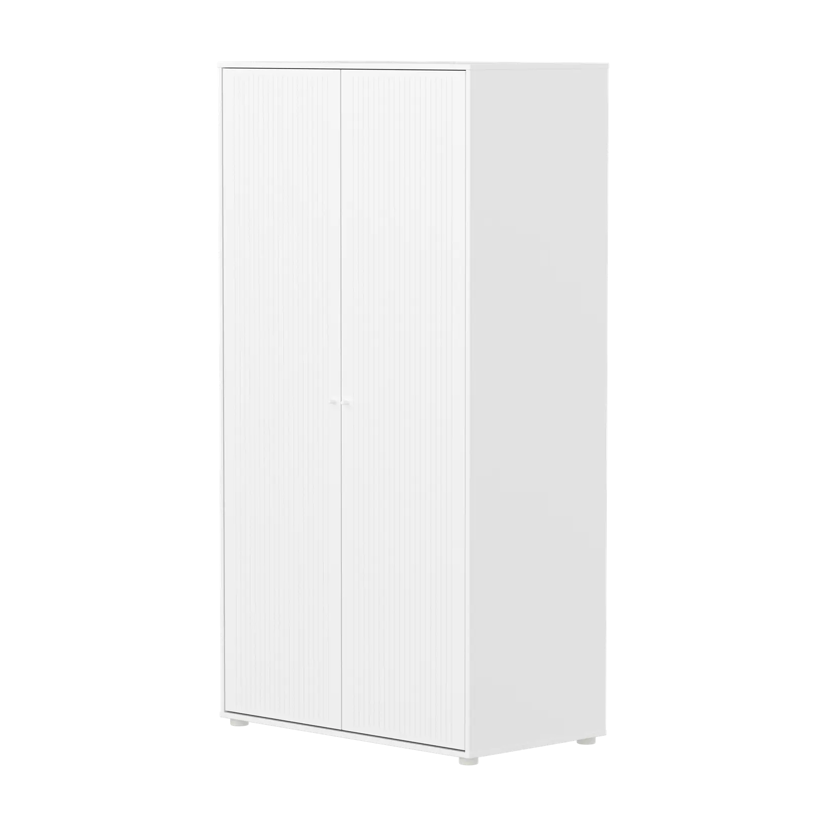 SAGA Wardrobe, 2 door, White with grooves WARDROBE ACTIVE flexa-com.myshopify.com
