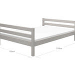 Single Bed, 140x200 cm, Grey SINGLE_BED 140X200 flexa-com.myshopify.com