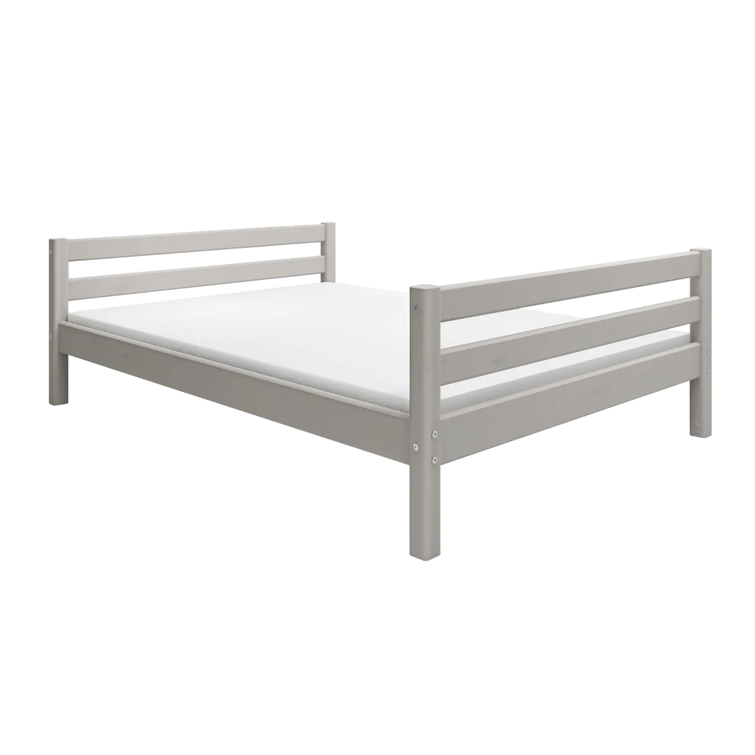 Single Bed, 140x200 cm, Grey SINGLE_BED 140X200 flexa-com.myshopify.com