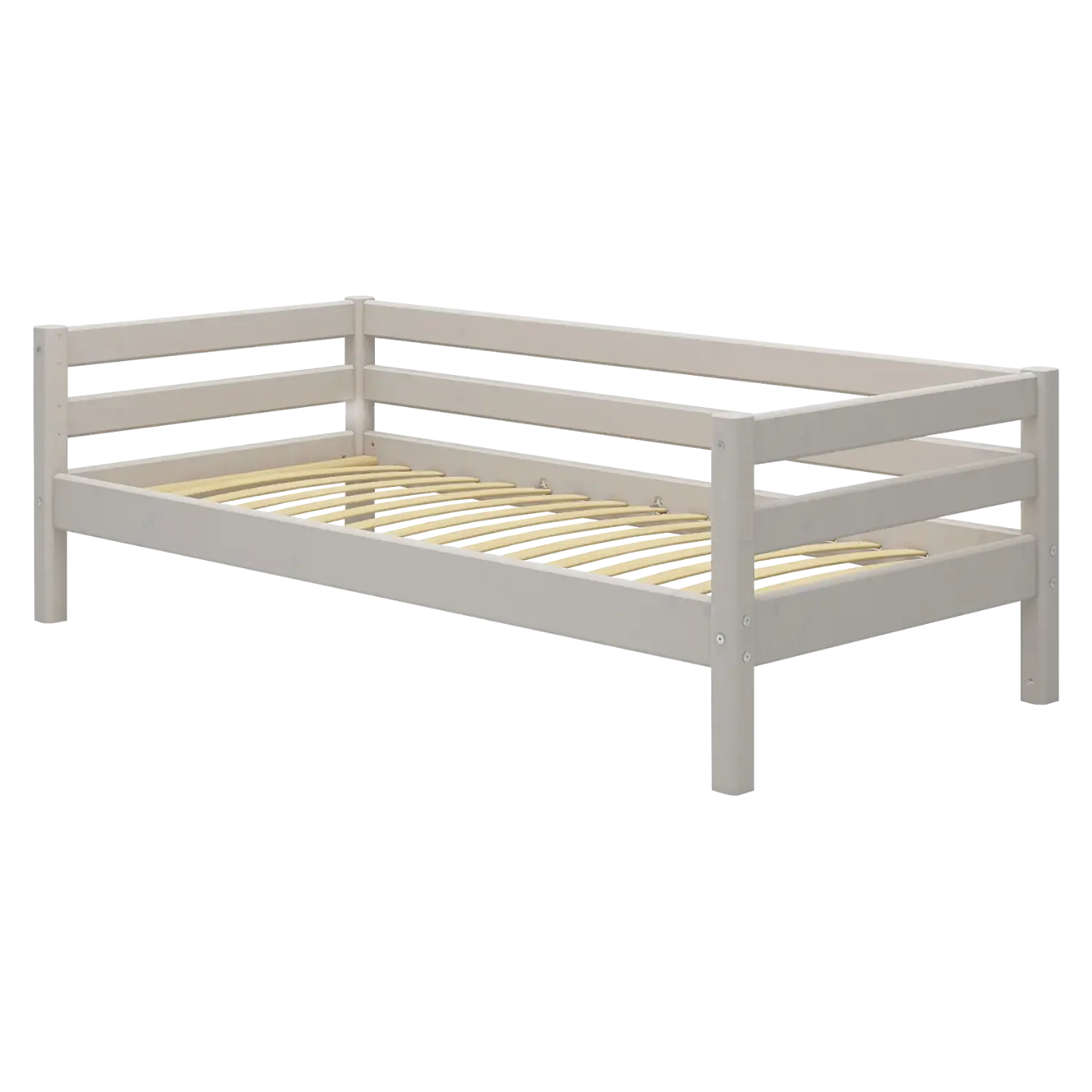 Single Bed, 90x200 cm, Grey flexa-com.myshopify.com  SINGLE_BED