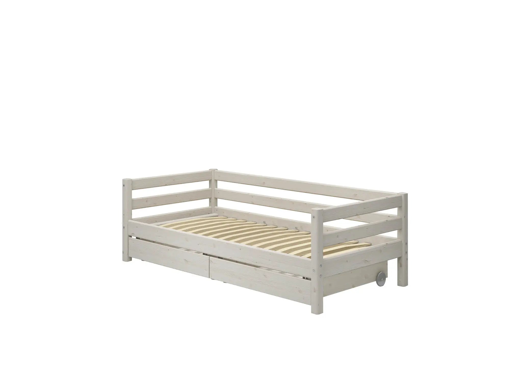 Single Bed with 2 drawers BED_CLASSIC_SINGLE-BED 190 flexa-com.myshopify.com