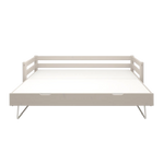 Single Bed with Pull-out Bed, 90x200 cm, Grey SINGLE_BED 200 flexa-com.myshopify.com