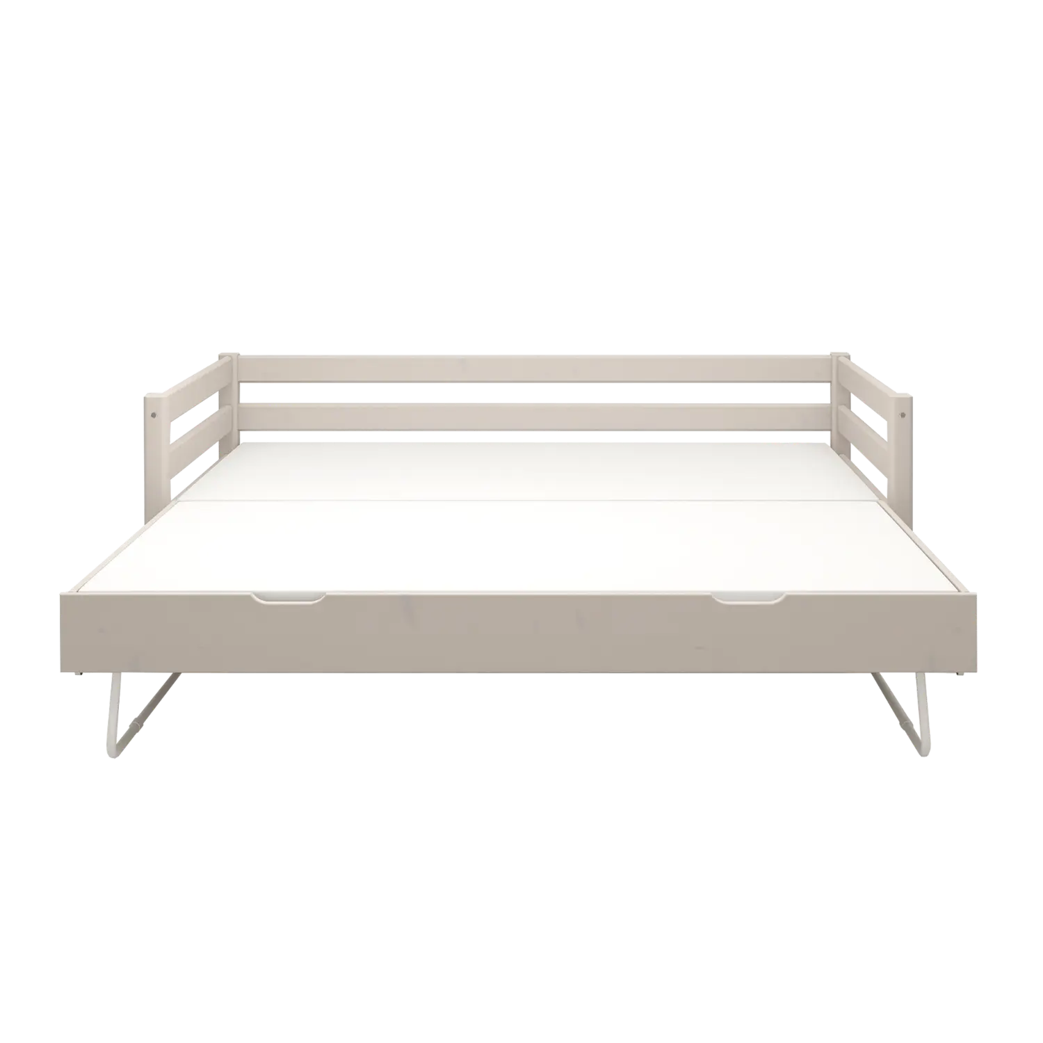 Single Bed with Pull-out Bed, 90x200 cm, Grey SINGLE_BED 200 flexa-com.myshopify.com