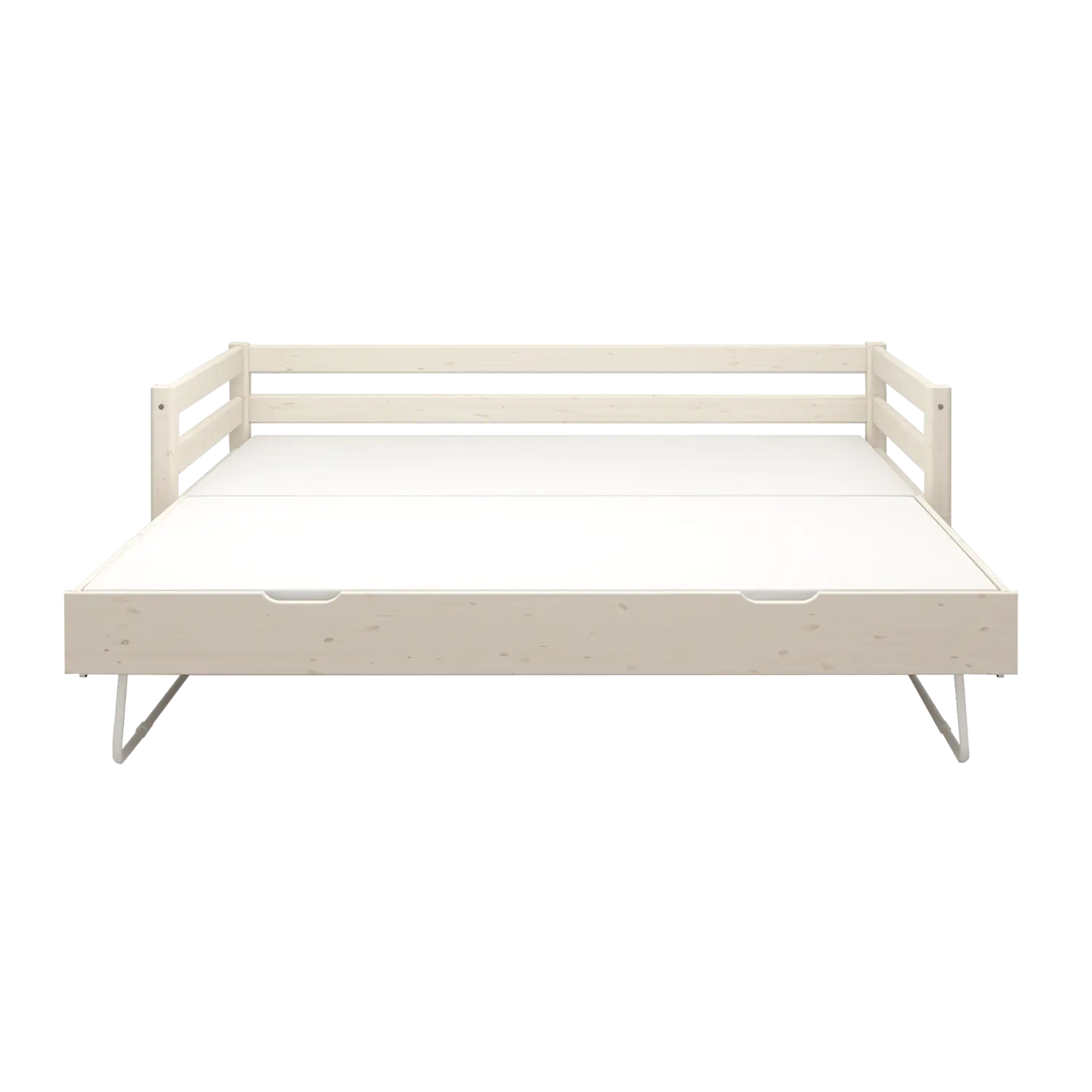 Single Bed with Pull-out Bed, 90x200 cm, White SINGLE_BED 200 flexa-com.myshopify.com