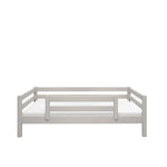 Single Bed with Safety Rail, 90x200 cm, Grey SINGLE_BED 200 flexa-com.myshopify.com