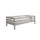 Single Bed with Safety Rail, 90x200 cm, Grey SINGLE_BED 200 flexa-com.myshopify.com