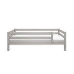 Single Bed with Safety Rail, 90x200 cm, Grey SINGLE_BED 200 flexa-com.myshopify.com