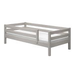 Single Bed with Safety Rail, 90x200 cm, Grey SINGLE_BED 200 flexa-com.myshopify.com
