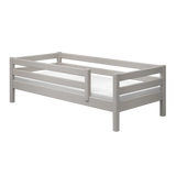 Single Bed with Safety Rail, 90x200 cm, Grey SINGLE_BED 200 flexa-com.myshopify.com