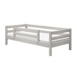 Single Bed with Safety Rail, 90x200 cm, Grey SINGLE_BED 200 flexa-com.myshopify.com