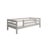 Single Bed with Safety Rail, 90x200 cm, Grey SINGLE_BED 200 flexa-com.myshopify.com