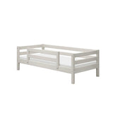 Single Bed with Safety Rail, 90x200 cm, White SINGLE_BED 200 flexa-com.myshopify.com