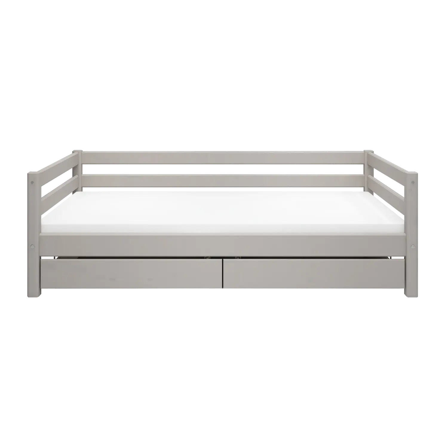 Single Bed with Storage, 90x200 cm, Grey SINGLE_BED 200 flexa-com.myshopify.com