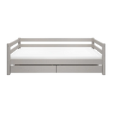 Single Bed with Storage, 90x200 cm, Grey SINGLE_BED 200 flexa-com.myshopify.com