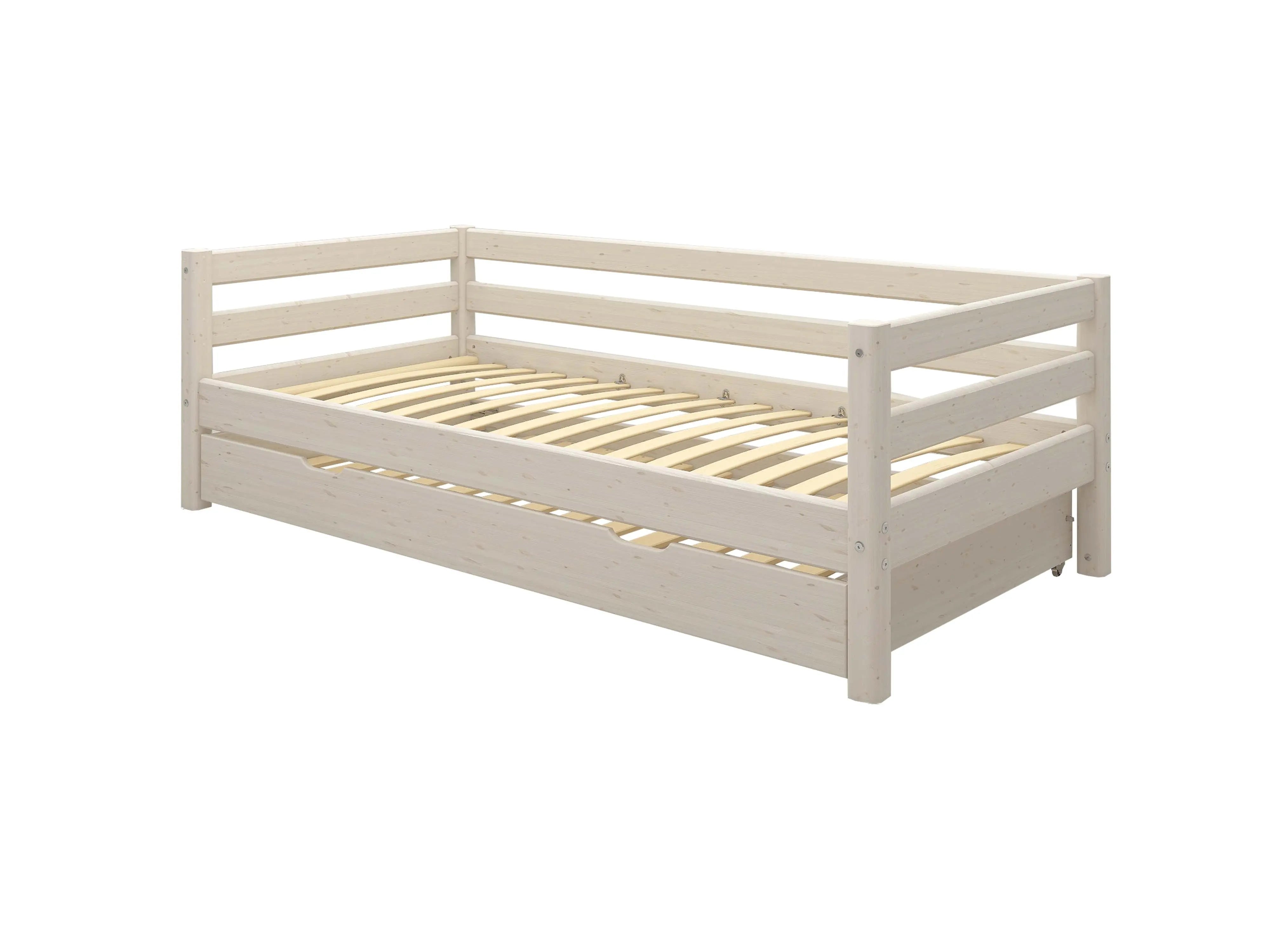 Single Bed with pull-out Bed BED_CLASSIC_SINGLE-BED 190 flexa-com.myshopify.com