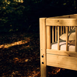 Single Bed with Safety Rail, 90x200 cm, Pine