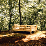 Single Bed with Safety Rails, 90x200 cm, Pine