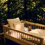 Single Bed with Safety Rails, 90x200 cm, Pine