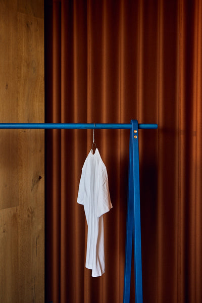 Clothes Rack, Blue/Pine