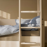 Hoogslaper met bank, bureau en matras, 90x200 cm