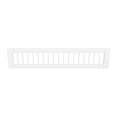 WHITE 3/4 Safety Rail with Crossbars, White