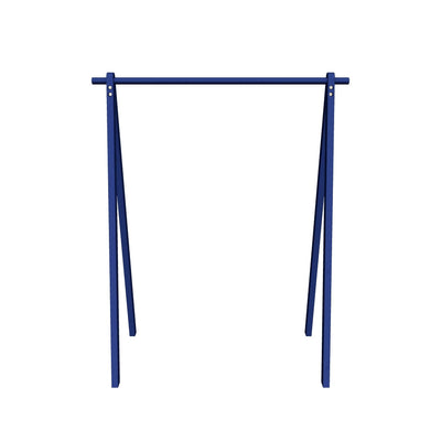 GROW Clothes Rack, Pine, Sapphire Blue