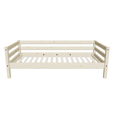 Single Bed with Safety Rails, 90x200 cm, Pine