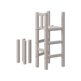 Platform and Legs for Mid-High Bed, Grey