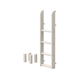 Leiter und Pfosten für Etagenbett 154 cm, Weiß