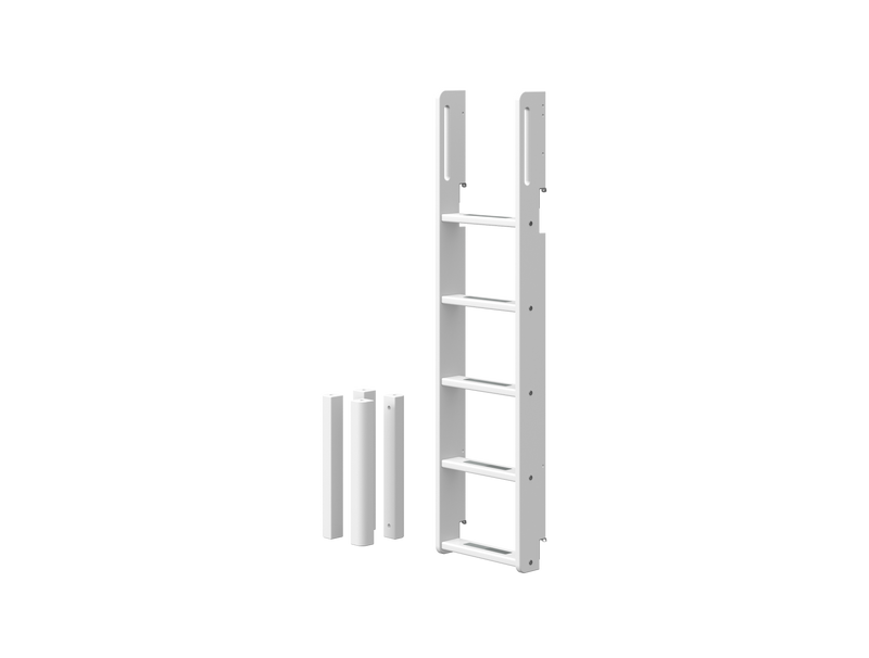 White - Poten en ladder voor Maxi stapelbed met extra hoogte