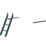 Popsicle - Slanting ladder for Mid-High Bed