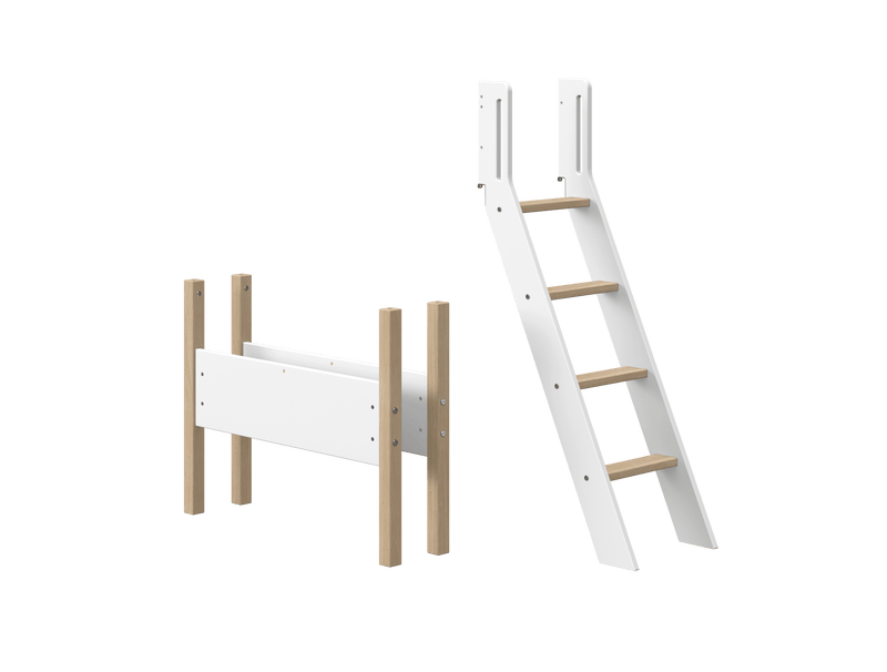 Nor - Slanting ladder and legs for semi-high bed