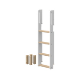 Legs and Ladder for Bunk Bed, White/Oak