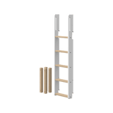 Legs and Ladder for Extra High Bunk Bed, White/Oak