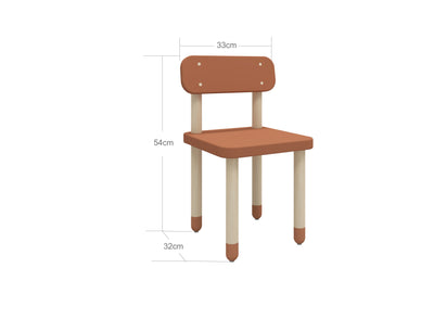 Stuhl mit Rückenlehne