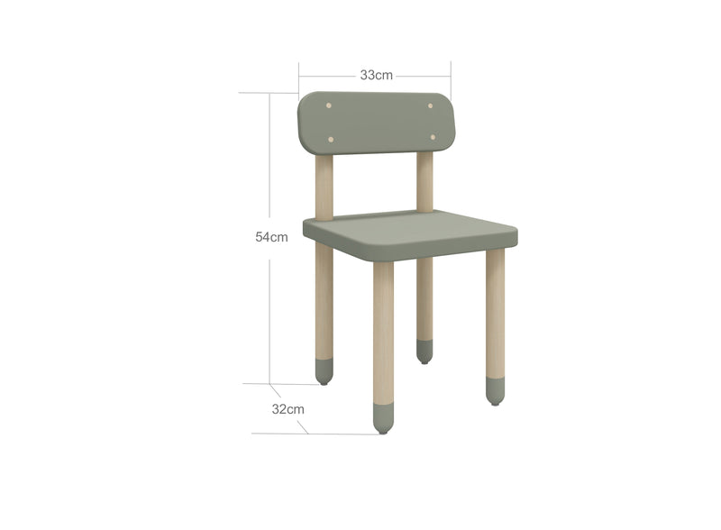 Chair with backrest