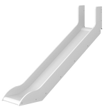 Slide for Mid-High Bed, White, NOR & WHITE