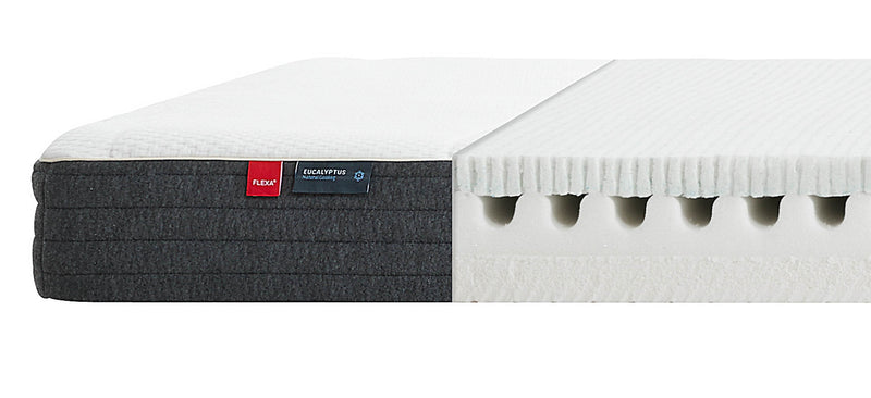 FLEXA mattress, 200X140 eucalyptus cover