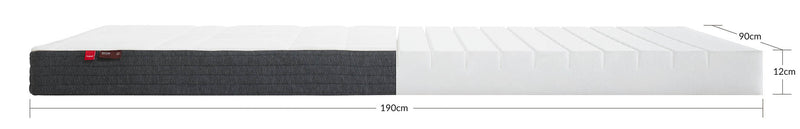 Colchón de espuma FLEXA, 190X90, funda de algodón