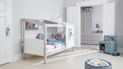 Cama individual con 1/2 Casa Classic